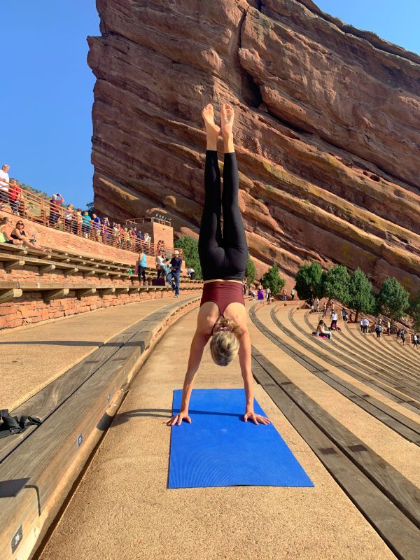 Yoga at Red Rocks Colorado