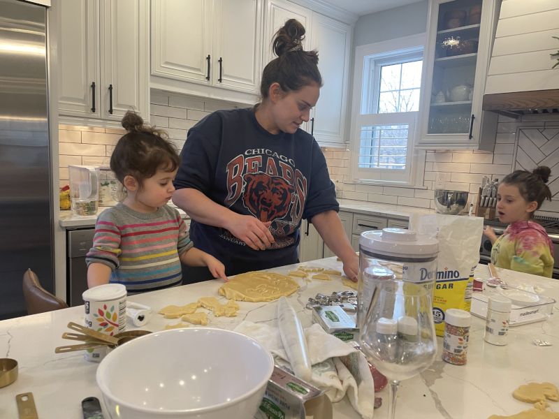 Baking with Our Nieces