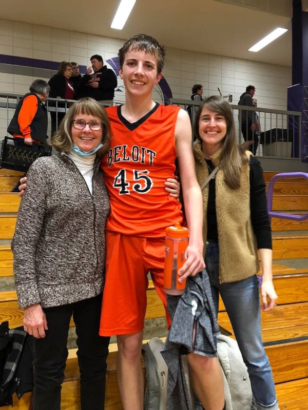 Liz Supporting Our Nephew