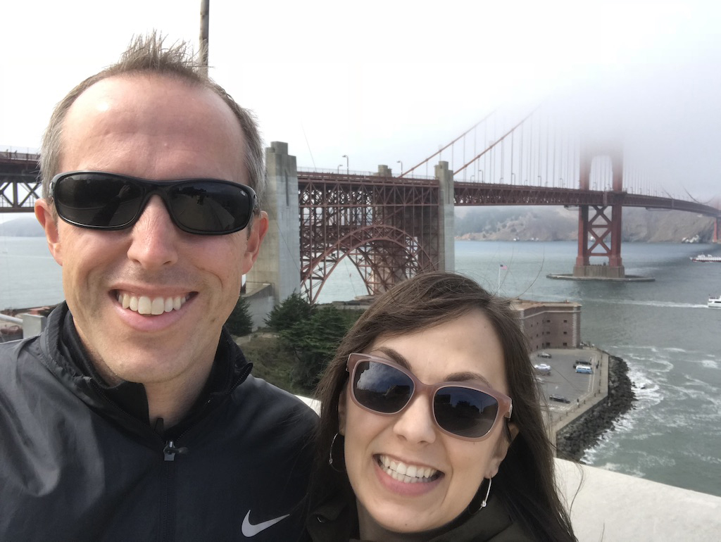 At the Golden Gate Bridge
