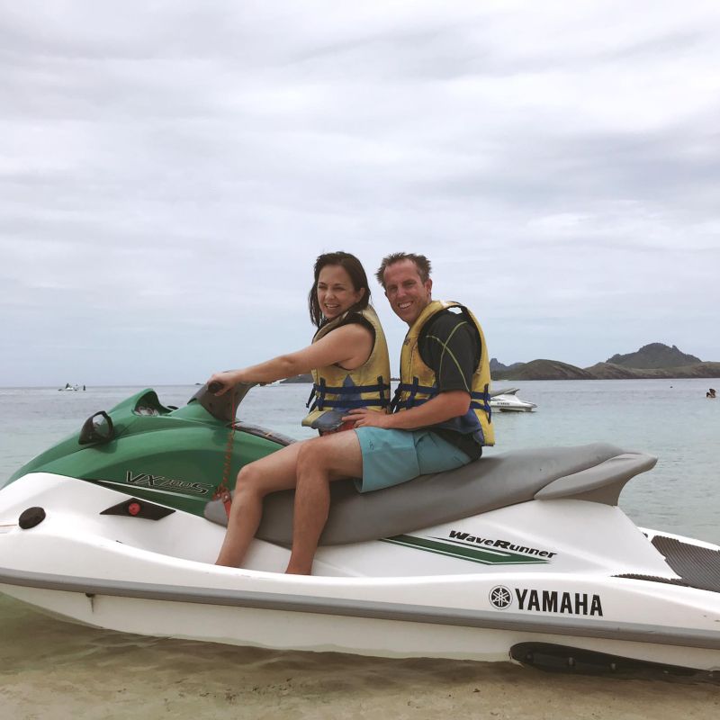 Jetskiing in Fiji