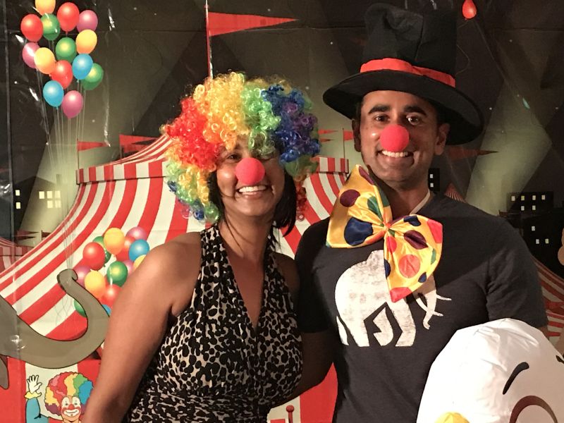Clowning Around at a Circus-Themed Party