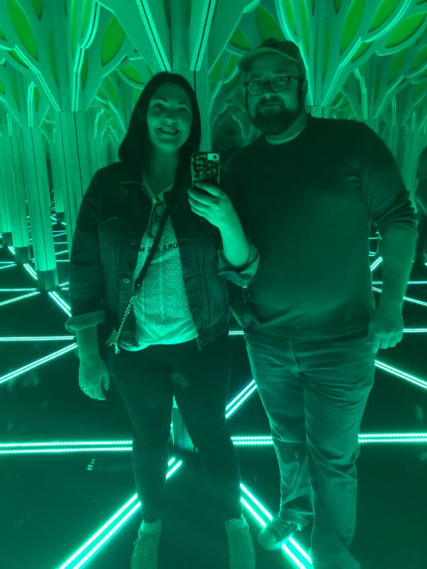 Navigating a Mirror Maze