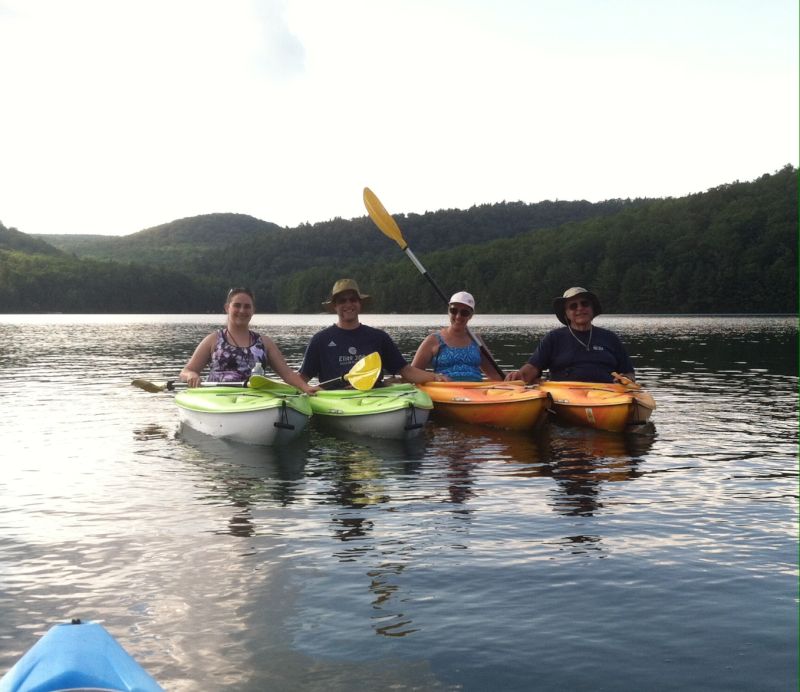 Kayaking With Brian's Parents