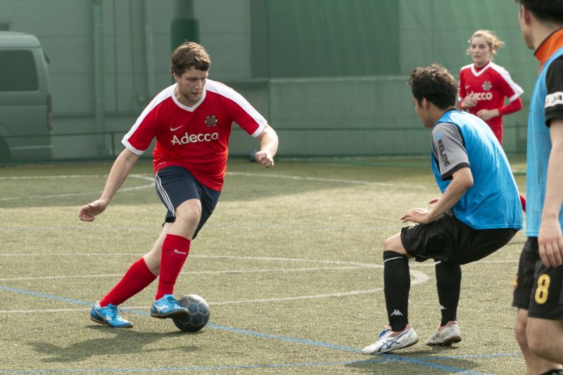 Brian Playing Soccer