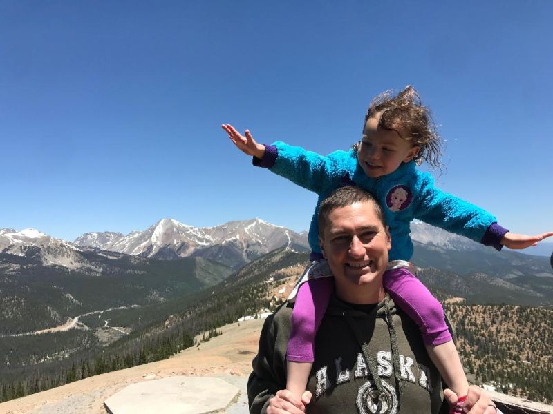Flying at the Tops of Mountains With Daddy!