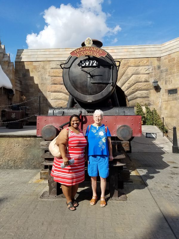 Leslie & David's Mom at Universal Studios