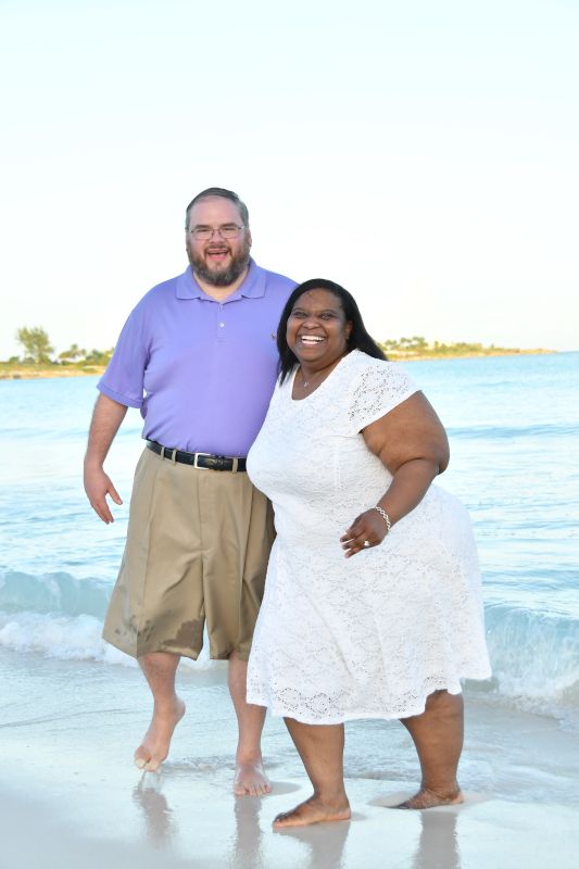 Barefoot on the Beach in the Bahamas