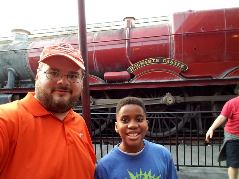 Hogwarts Express With Our Nephew