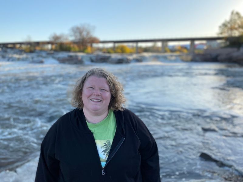 Portrait By the Falls
