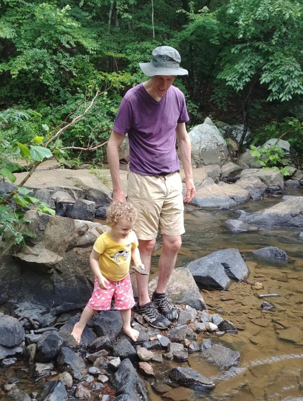 Hiking in the River