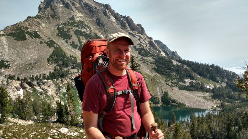 Matt Enjoying a Backpacking Trip