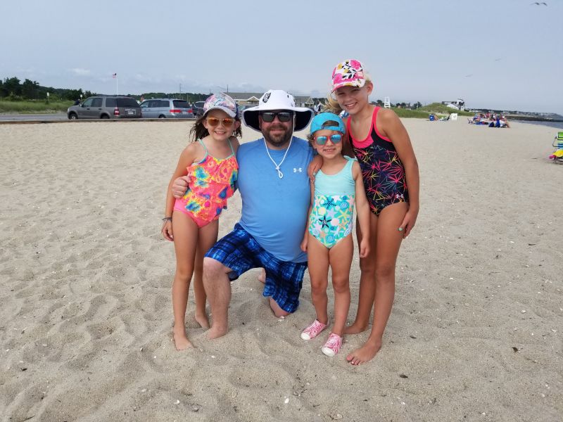 At the Beach With Our Nieces