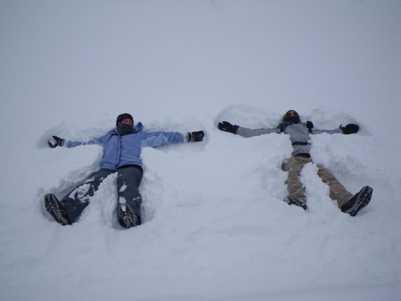 Making Snow Angels