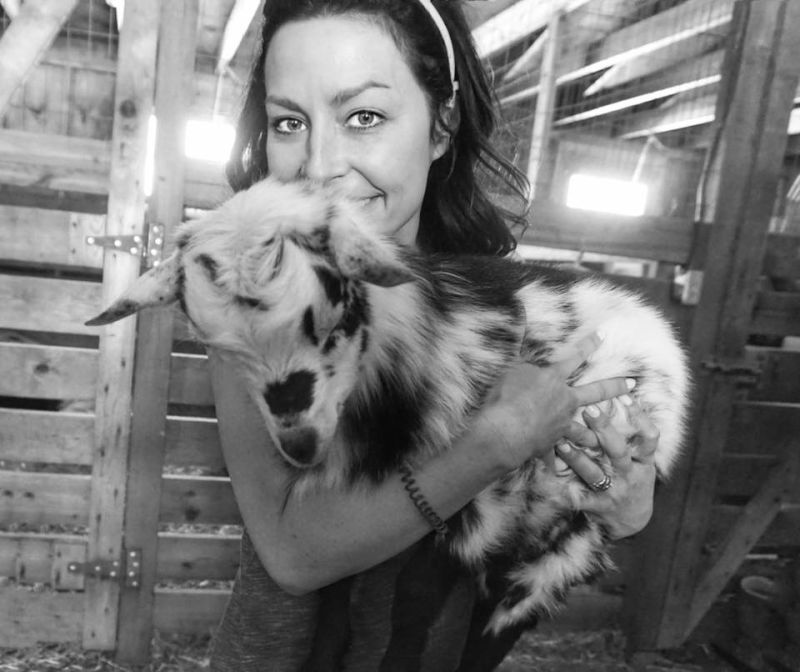 Carrie & Her Goats
