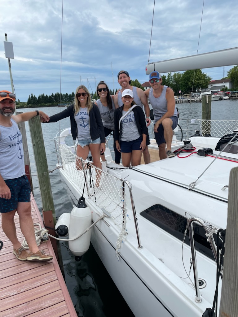 Sailing on Lake Michigan