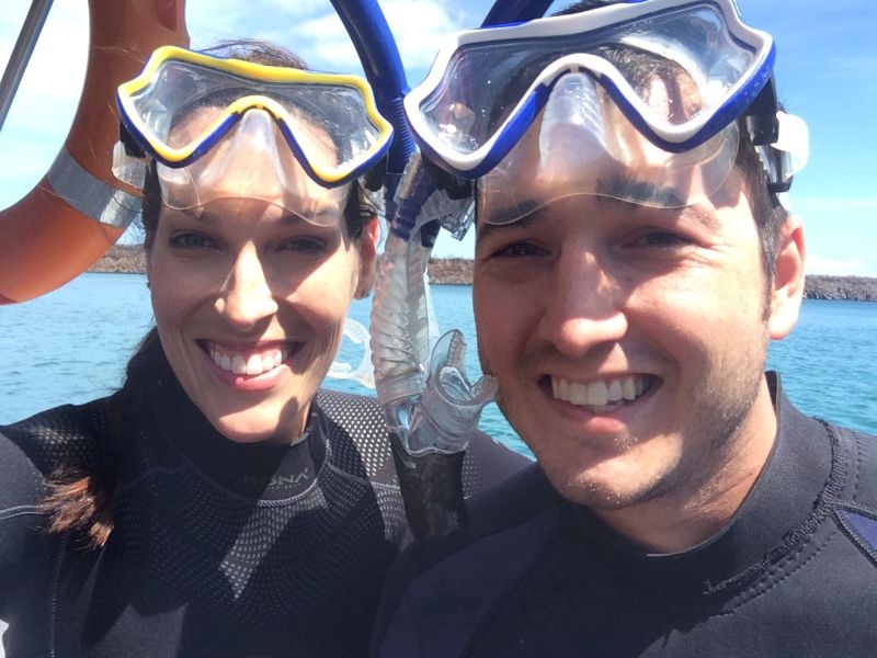 Snorkeling in the Galapagos