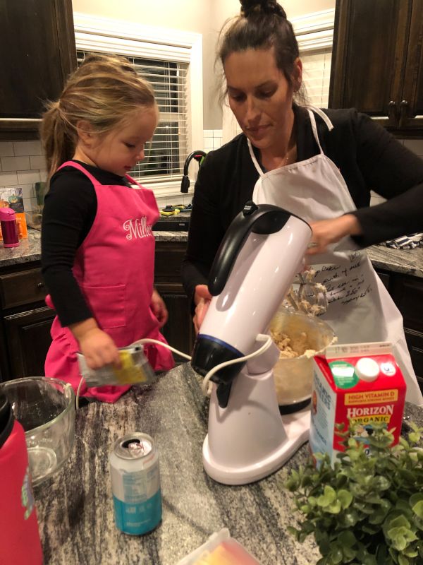 Miller Loves to Help in the Kitchen