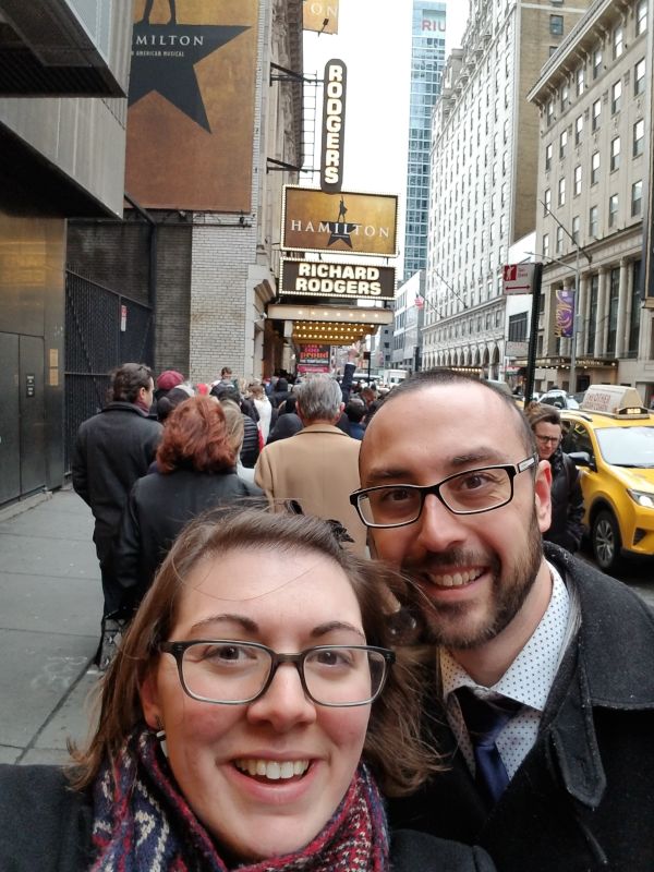 Hamilton on Broadway!
