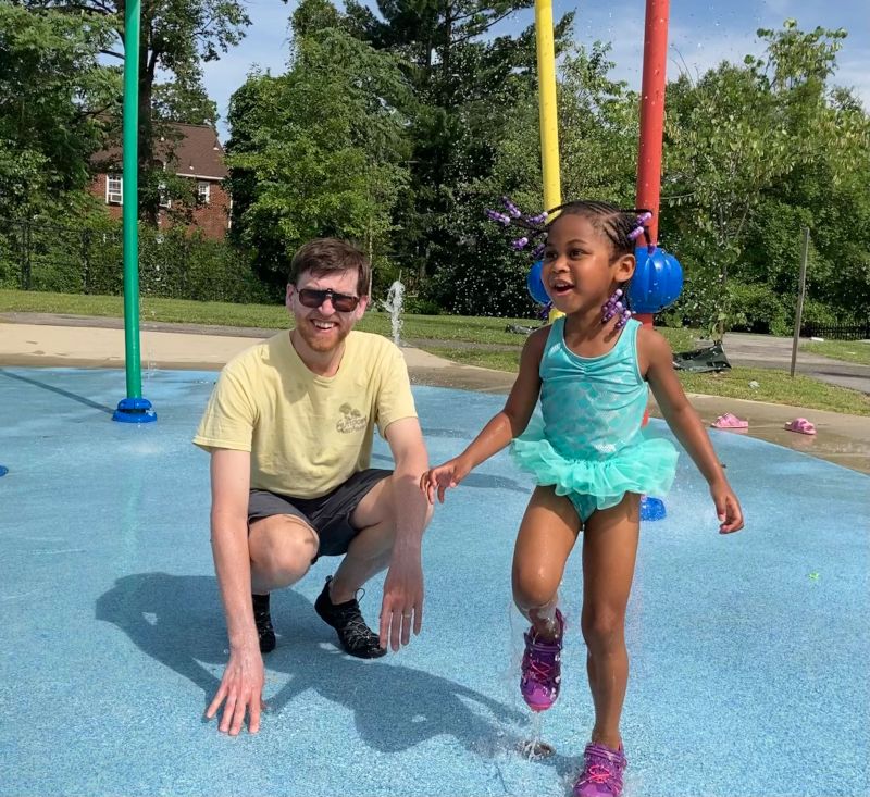 At the Neighborhood Splash Park