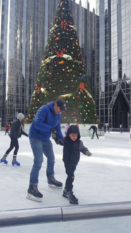 Skating With Our Nephew