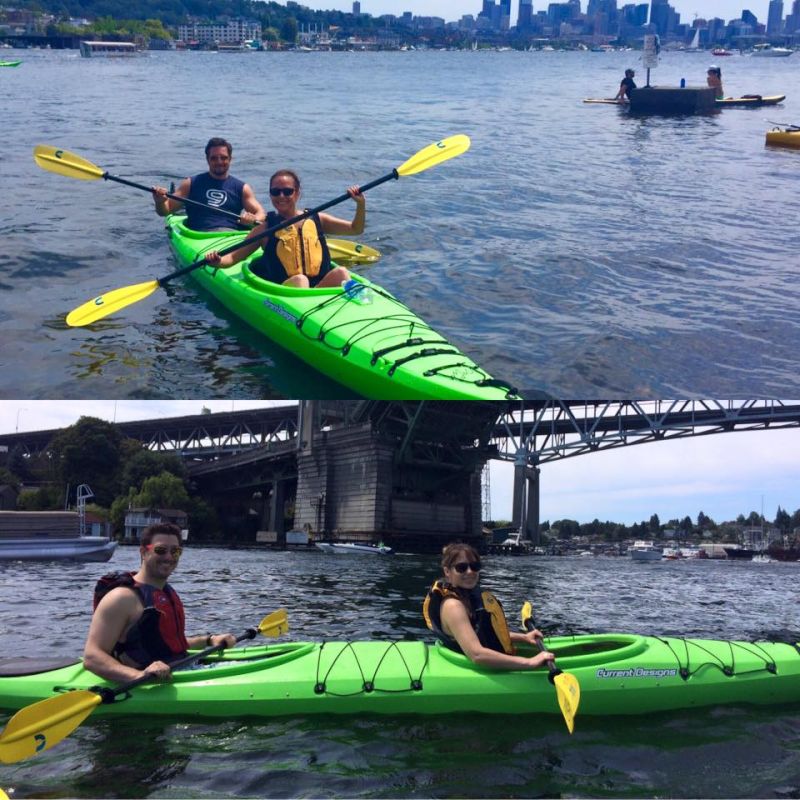 Kayaking With Family on Lake Washington