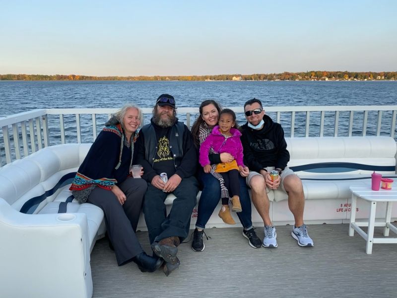 Sunset Boat Ride With Family