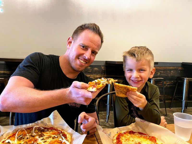 Pizza with Uncle Andy