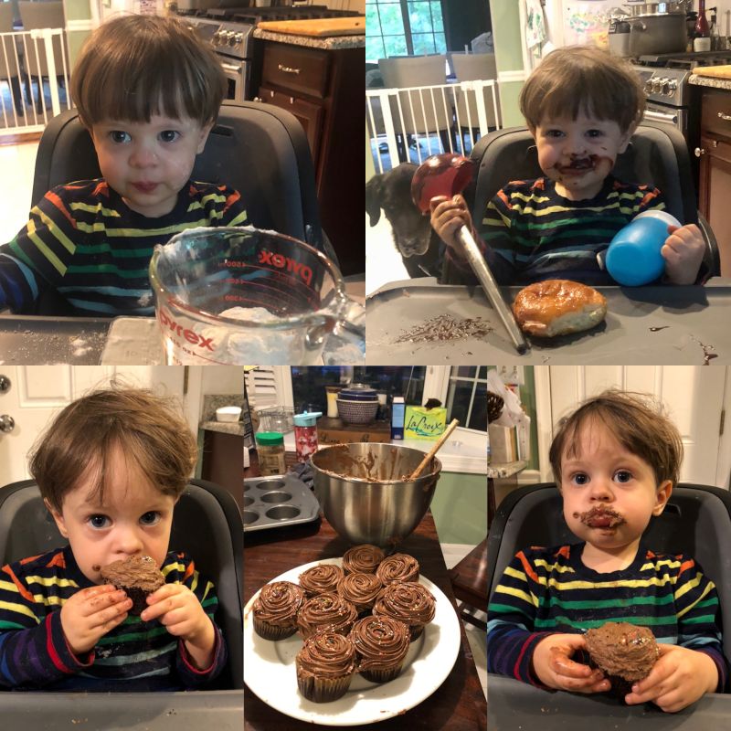 Baking Finn's First Cupcakes