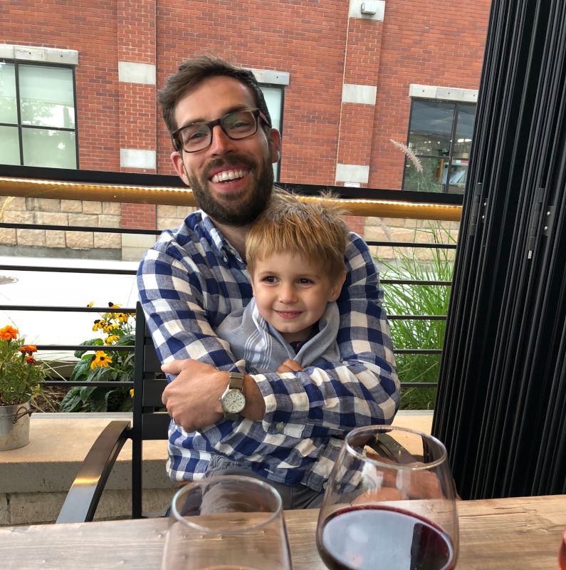 Hadley and Our Friend's Son Wes