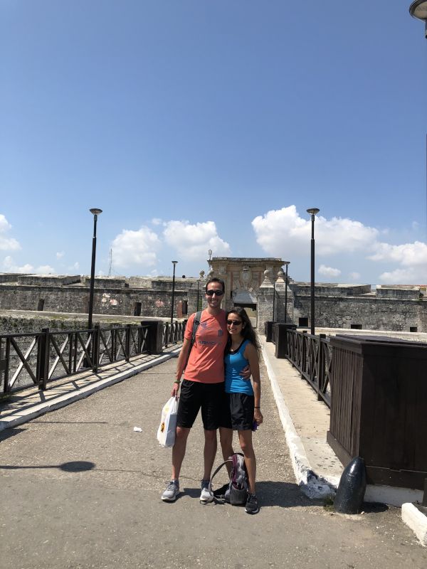 Visiting a Fort in Cuba