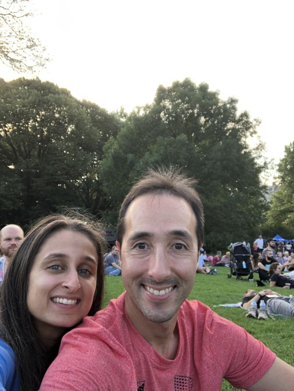 Picnic at the Global Citizen's Festival in New York