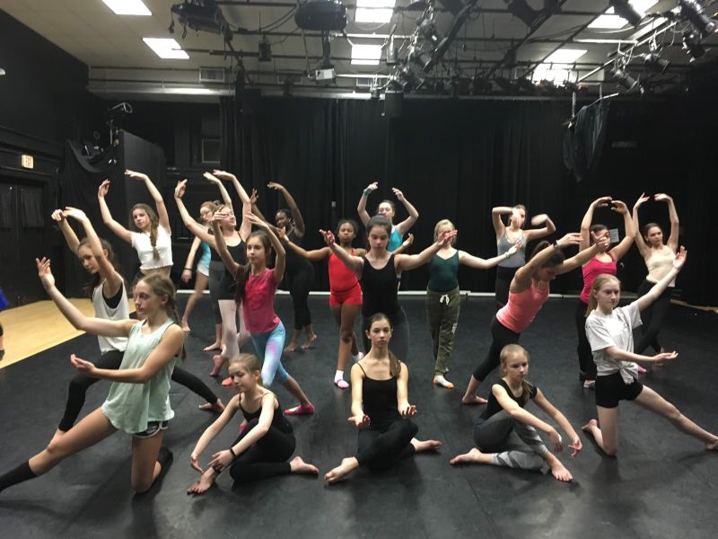 Neeta Choreographs Dances at the Community Center