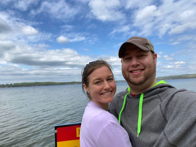Visiting Torch Lake for Our Anniversary