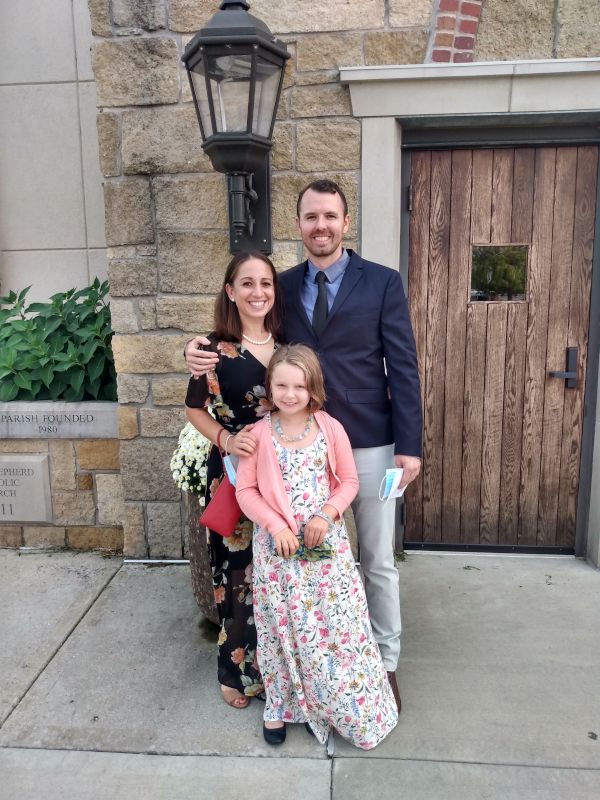 All Dressed Up for Our Cousin's Wedding