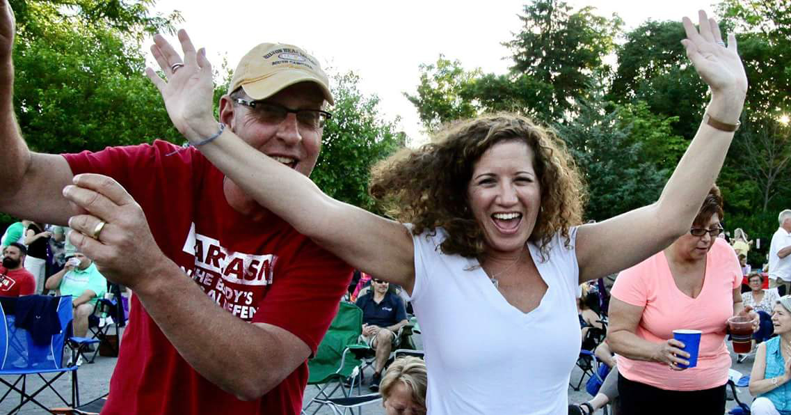 Jen at a Music Fest