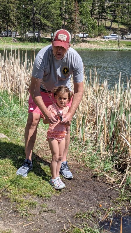 Annie's First Time Fishing