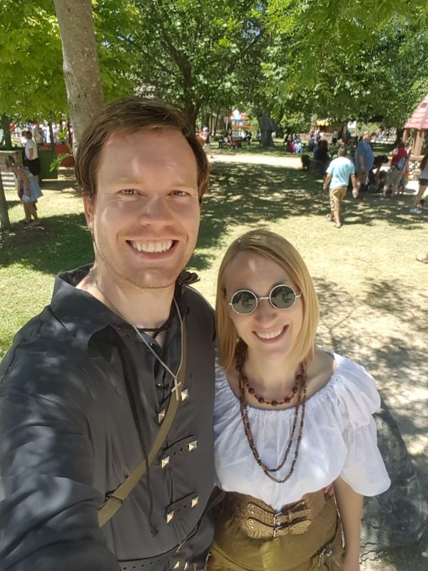 All Dressed Up for the Renaissance Fair