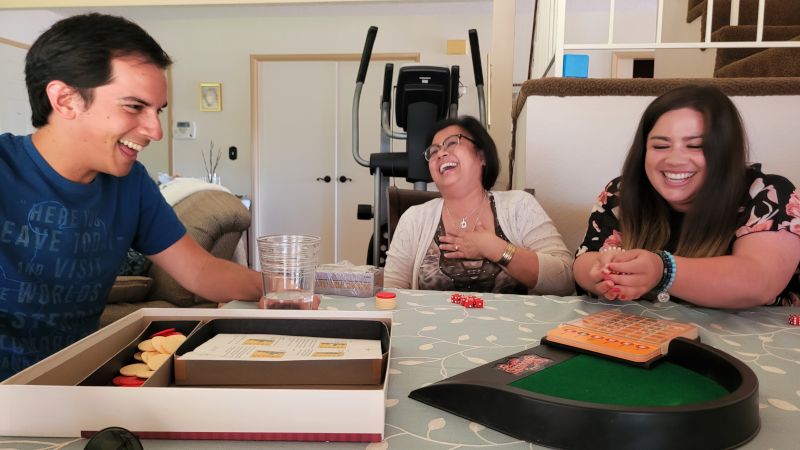 Board Games with Robby's Mom and Sister